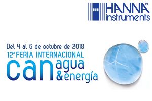 Hanna instruments presentará sus novedades en la 12ª "Feria Internacional Canagua&energía 2018" en