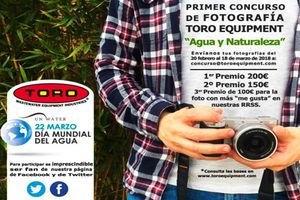 Toro Equipment se suma a la celebración del Día Mundial del Agua 2018 con un concurso de fotografía
