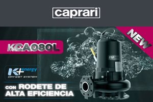CAPRARI amplia su gama de bombas sumergibles para aguas residuales