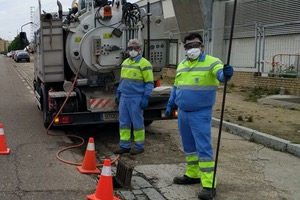EMASESA realiza trabajos preventivos de limpieza de redes y zonas con riesgo de inundación de cara al otoño