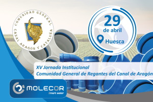 Molecor, presente en la XV Jornada Institucional del Canal de Arag&oacute;n y Catalu&ntilde;a