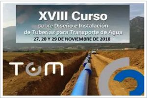 Molecor participará de nuevo en el "XVIII Curso sobre Diseño e Instalación de Tuberías para el transporte de agua"