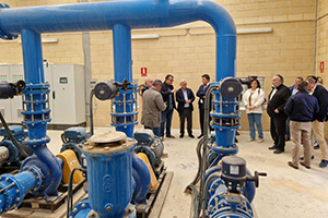 Inaugurado un nuevo sistema de riego a presión en 153 hectáreas de Calanda en Teruel