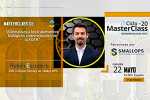 SMALLOPS patrocina y presenta sus soluciones en la MasterClass 08 "Alternativas a los tratamientos biológicos convencionales de las EDAR"