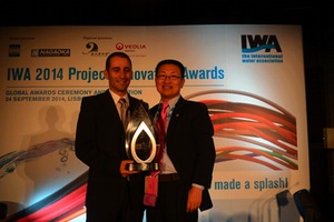 Oriol Guti&eacute;rrez del ICRA recibe un premio internacional por un proyecto australiano de investigaci&oacute;n del alcantarillado desarrollado en Girona