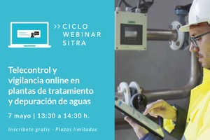 SITRA organiza un webinar sobre soluciones de telecontrol y vigilancia online en plantas de tratamiento y depuraci&oacute;n de aguas