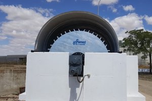 UNFAMED concluye los trabajos de reparación y mejora del  biodisco de la EDAR de "El Pedernoso" en Cuenca