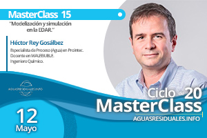 Héctor Rey impartirá la MasterClass 15 sobre "Modelación y Simulación en la EDAR"