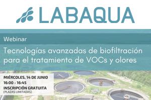LABAQUA Air Quality organiza un webinar gratuito sobre tecnolog&iacute;as de tratamiento de emisiones VOCs y olores
