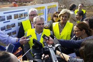 Continúan a buen ritmo las obras de los Colectores de Suerte de Saavedra y Rivillas en Badajoz