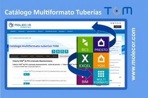 MOLECOR presenta novedades en su Catálogo Multiformato de Tuberías TOM®