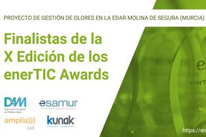 Un proyecto vinculado a la gestión de olores en EDAR, finalista de la X Edición de los “enerTIC Awards 2022”