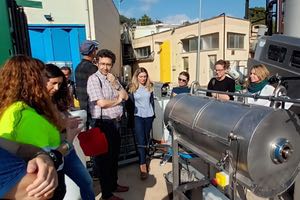 El Consorcio del proyecto BIOFERES, liderado por Facsa, visita la planta piloto del proyecto en la EDAR de Alcoi