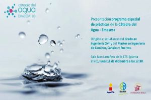 Presentación del Programa Especial de Prácticas de la Cátedra del Agua