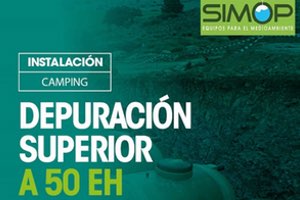 SIMOP instala una depuradora 450EH en un camping de Aragón