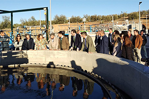 La Diputación de Córdoba recepciona la obra realizada en la EDAR de Palenciana