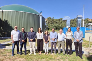 Visita institucional a las nuevas instalaciones de producci&oacute;n de biog&aacute;s de la EDAR Castellar del Vall&egrave;s