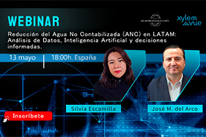 Inscríbete en el Webinar sobre "Reducción del Agua No Contabilizada (ANC) en LATAM: Análisis de Datos, Inteligencia Artificial y decisiones informadas"