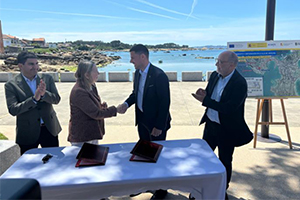 Firmado el convenio para invertir 8,5 M€ en las obras de depuración en A Illa de Arousa (Pontevedra)