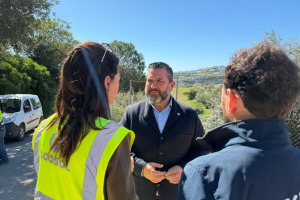 Acosol ejecuta la segunda fase de las obras para llevar agua potable a La Majadilla del Muerto en Mijas