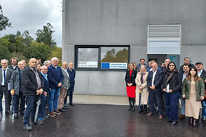 ACUAES inaugura la depuradora de A Moscadeira y colectores de Ponteareas con una inversión de 15M€