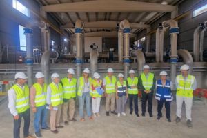 Hugo Morán visita las obras de la nueva EDAR de Montaña Reverón en Tenerife, con una inversión de 30 M€