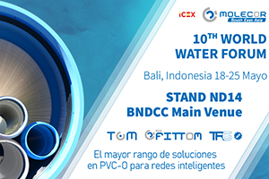 Molecor SEA participará en el 10th "World Water Forum" de Indonesia