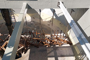 TecnoConverting moderniza los decantadores Degremont en Francia con el sistema Tecno-Cleaner®