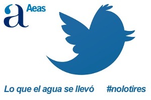Fallado el II Premio de Redes Sociales AEAS bajo el lema “Lo que el agua se llevó” y el hashtag #nolotires