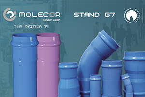 Molecor estará en el stand G7 del "Cycl´eau Douai" el 29 y 30 de mayo en Francia