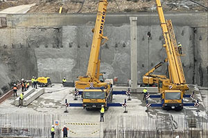 EMACSA comienza la ejecución de la cubierta del tanque de tormentas del Balcón del Guadalquivir