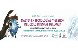 Abierto el plazo de preinscripción del Máster en Tecnologías y Gestión del Ciclo Integral del Agua de la Universidad de Sevilla y EMASESA