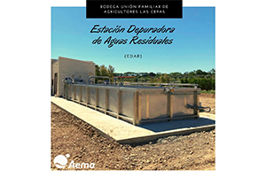 AEMA instala la nueva EDARi de Bodegas Las Cepas en Aldeanueva de Ebro (La Rioja)