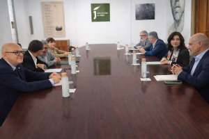 El secretario de Medio Ambiente y la presidenta de la CHG revisan en Ja&eacute;n el avance del plan de abastecimiento