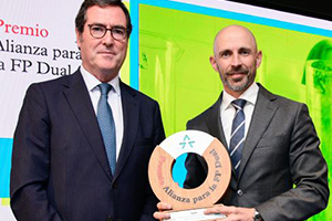 La Escuela del Agua recibe el "Premio Alianza para la FP Dual" por su contribución a la empleabilidad de los jóvenes en el sector del agua