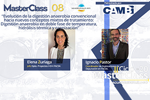 CAMBI presentará sus soluciones y casos de éxito en la MasterClass 08 "Evolución de la digestión anaerobia convencional hacia nuevos conceptos mixtos de tratamiento"