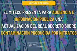 El MITECO presenta una actualización del Real Decreto sobre contaminación producida por nitratos