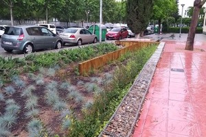 Excelente  respuesta durante las últimas lluvias del SUDS piloto de EMASESA instalado en Sevilla