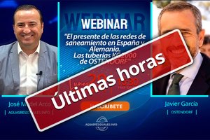 Últimas horas para el Webinar "El presente de las redes de saneamiento en España y Alemania. Las tuberías KG2000 de OSTENDORF"