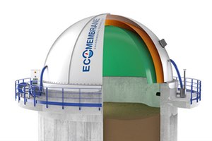 CUPOLA M2 HEAT SHIELD: Máxima eficiencia térmica en cubiertas de digestores anaerobios