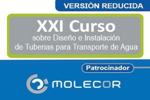 Molecor, patrocinador del "XXI Curso sobre diseño e instalación de tuberías para el transporte de agua "