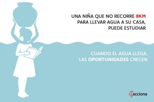 DMA 2026: ACCIONA apoya la igualdad de g&eacute;nero en el d&iacute;a mundial del agua