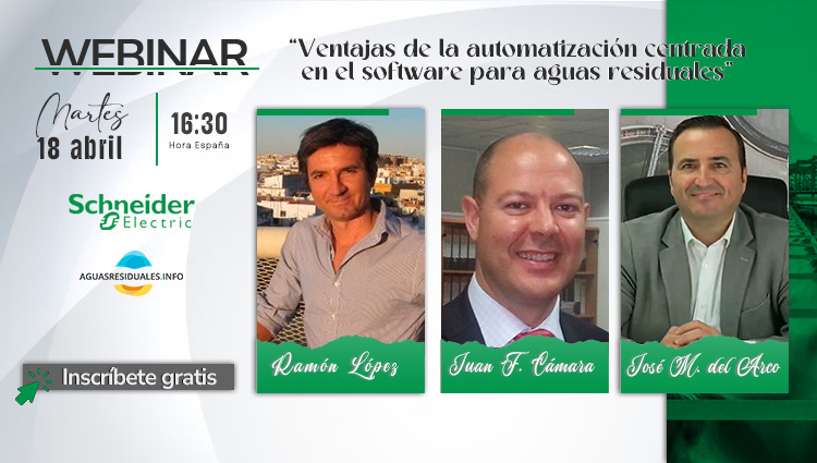 Inscríbete a la Webinar "Ventajas de la automatización centrada en el software para aguas residuales" con Schneider Electric