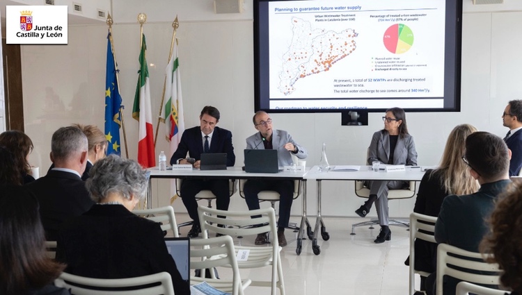 La Junta de Castilla y León destaca en Bruselas su inversión de más de 500 M€ en la gestión integral del agua