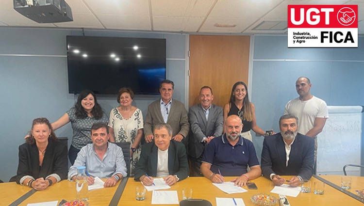 UGT FICA firma el "VII Convenio Estatal del Ciclo Integral del Agua" 2024-2027