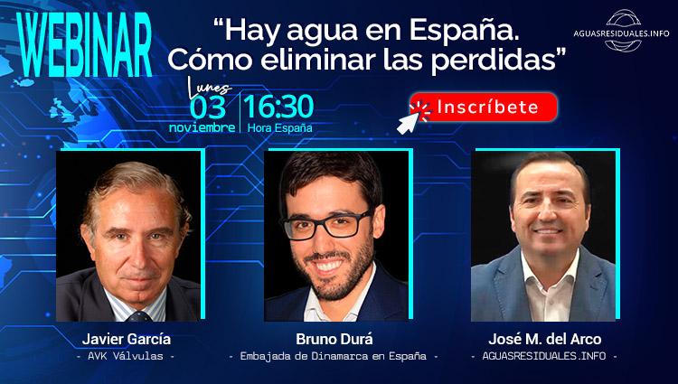 Inscríbete en el Webinar Técnico "Hay agua en España. Cómo eliminar las perdidas" con AVK Válvulas
