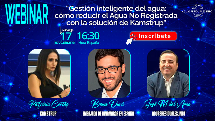 Inscríbete en el Webinar Técnico "Gestión inteligente del agua: cómo reducir el Agua No Registrada con la solución de Kamstrup"