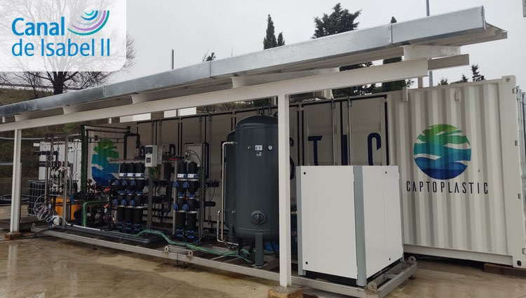 Canal de Isabel II y Captoplastic ponen en servicio una instalaci&oacute;n innovadora destinada a la eliminaci&oacute;n de micropl&aacute;sticos del agua residual