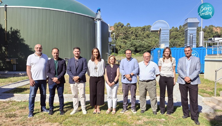 Visita institucional a las nuevas instalaciones de producci&oacute;n de biog&aacute;s de la EDAR Castellar del Vall&egrave;s