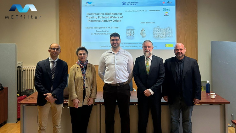 Una tesis doctoral cofinanciada por METfilter valida el uso de biofiltros electroactivos para el tratamiento de aguas industriales y subterr&aacute;neas